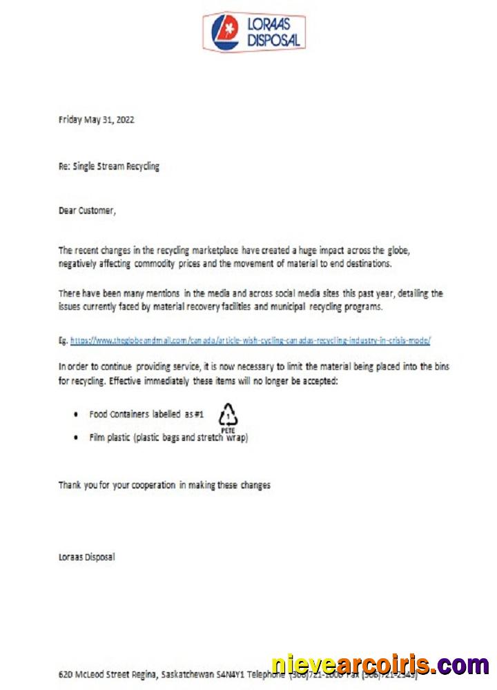 Canada Saskatchewan Loraas Disposal recycling utility